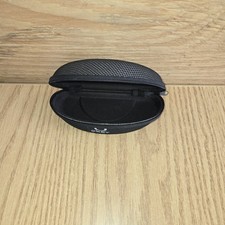 Oakley Sunglasses Case Black Grey Hard Clamshell Zippered Case Only Euc