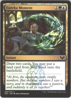Eureka Moment - Strixhaven: School of Mages #184 LP Magic mtg