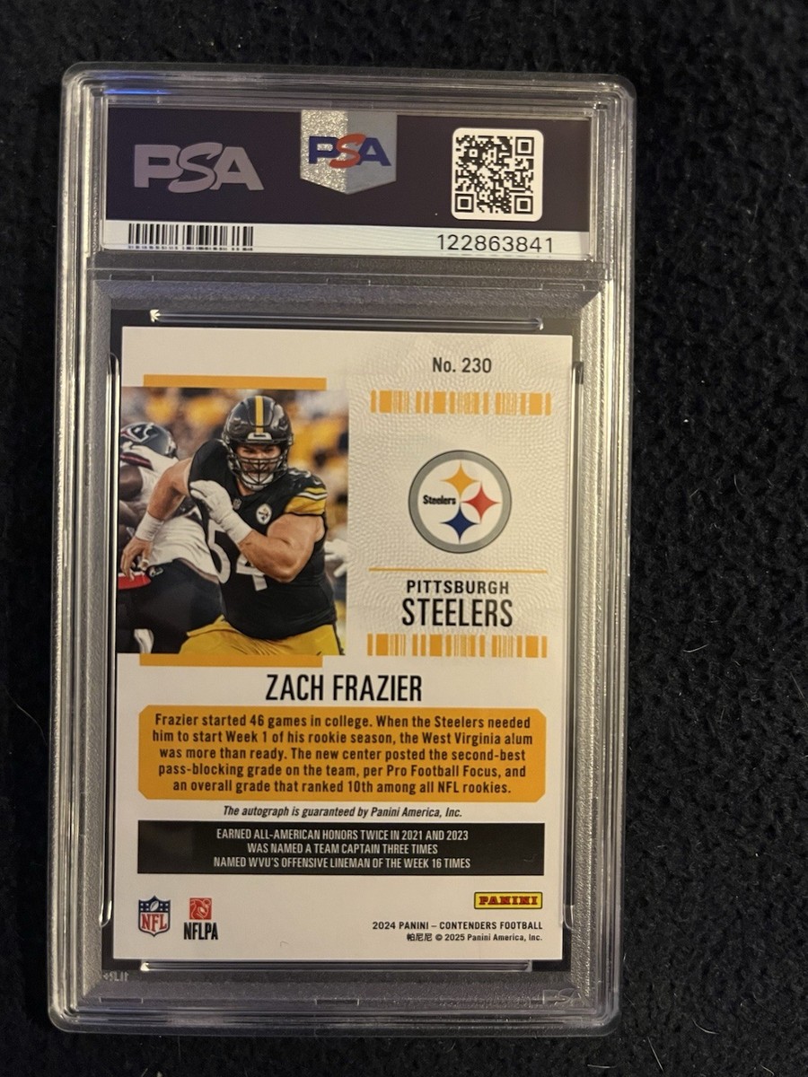 2024 Panini Contenders - Rookie Ticket Zach Frazier #230 Hobby (AU