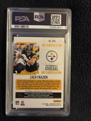 2024 Panini Contenders - Rookie Ticket Zach Frazier #230 Hobby (AU
