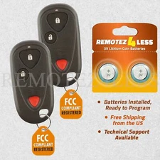 Replacement for Acura MDX RSX Keyless Entry Remote Car Key Fob 3b Pair