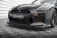 Street Pro Front Ansatz für für Nissan GTR R35 Facelift Spoilerlippe Schwert
