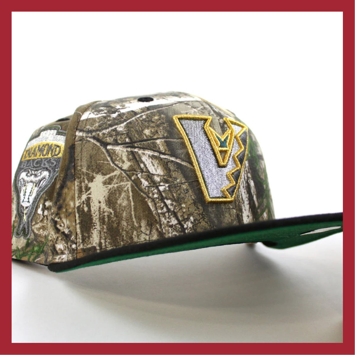 ARIZONA DIAMONDBACKS Real Tree Camo SZ 7 3/8 eCapCity New Era