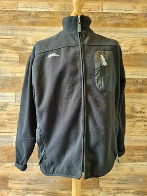 No Fear Herrenjacke schwarz Reißverschluss hochgeschlossen Größe Medium 