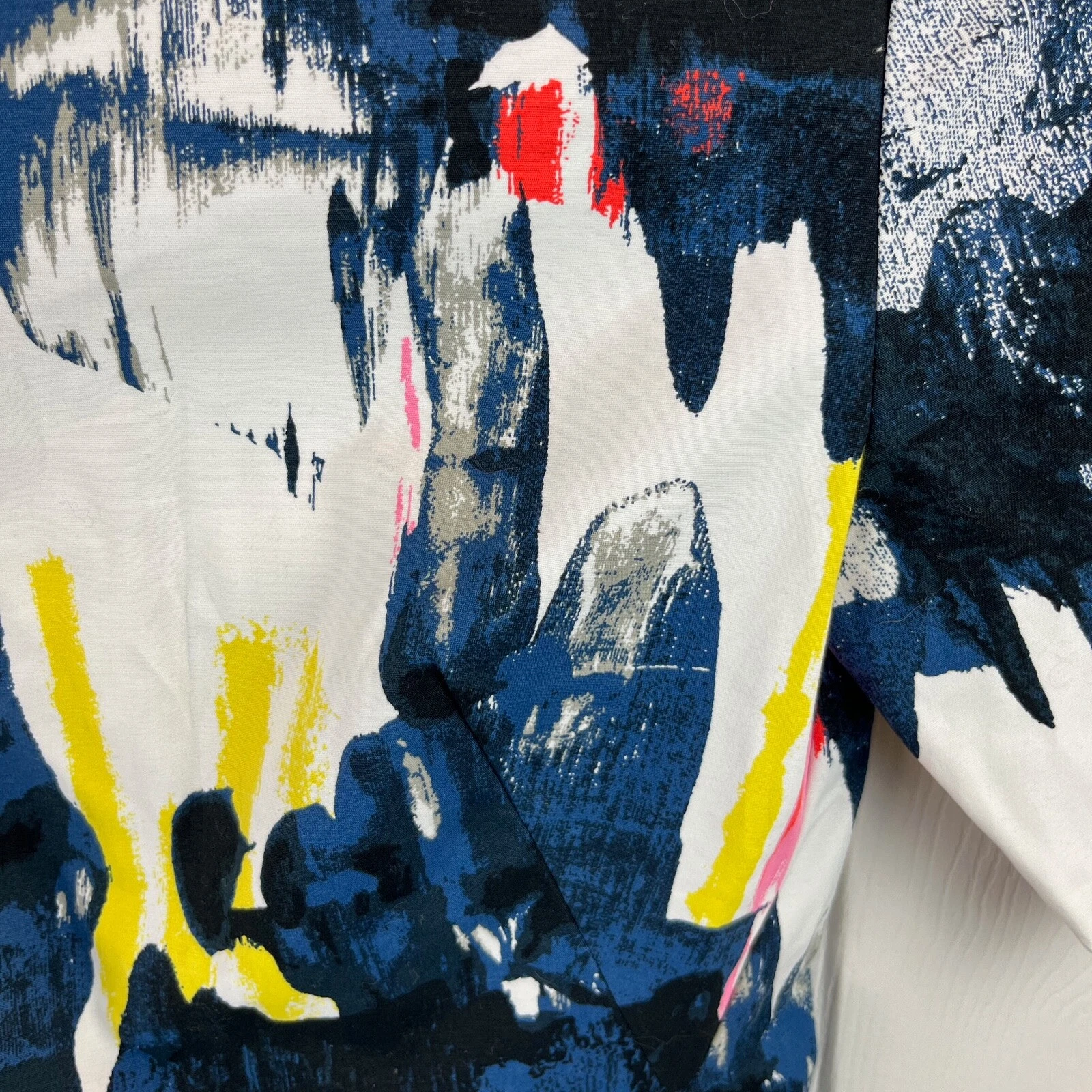 Abito da donna Kate Spade sabato maniche corte acquerello colorato taglia 2