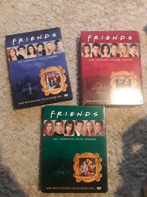 Friends season 1 2 6 dvd - The Complete First Second and sixth seasons 1 2 6