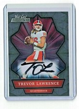 2021 Wild Card Alumination Trevor Lawrence Autograph Card RC Jaguars Clemson