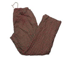 Vineyard Vines Red Green Whale Christmas Print Lounge Pajama Pants Large