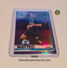 2018/19 Topps Chrome UEFA CL Purple Refractor Matteo Politano 125/250