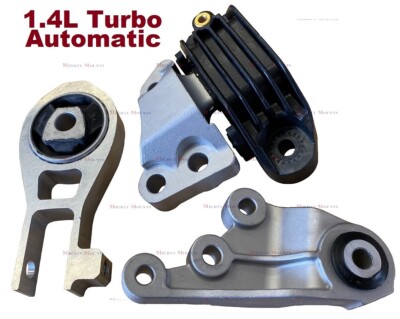 MPP159 3pc Motor Mounts fit FWD SUV 2016 - 2018 1.4L Engine Fiat 500x AUTO Turbo