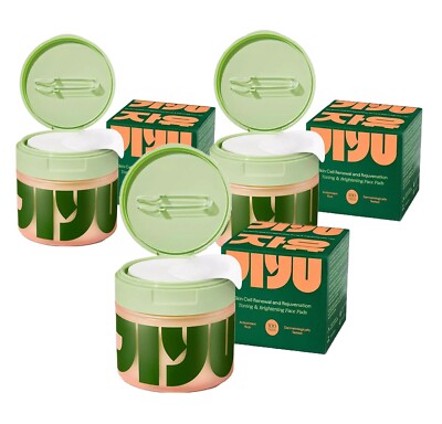 Jiyu Korean Skincare Anti-Aging Dark Spot WrinkleMinimizing Toner PADS 100 Pads