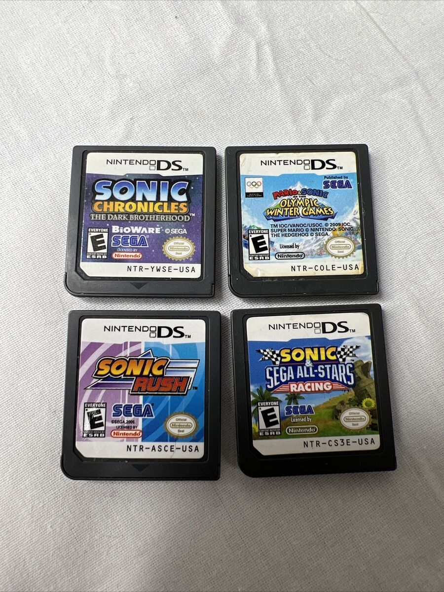 2 GAME LOT / SEGA NINTENDO DS SONIC CLASSIC COLLECTION / ALL-STARS