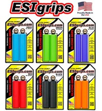ESI EXTRA Chunky 34mm Soft Bike Grips 130mm Lightweight 80g MTB  Choose Color 