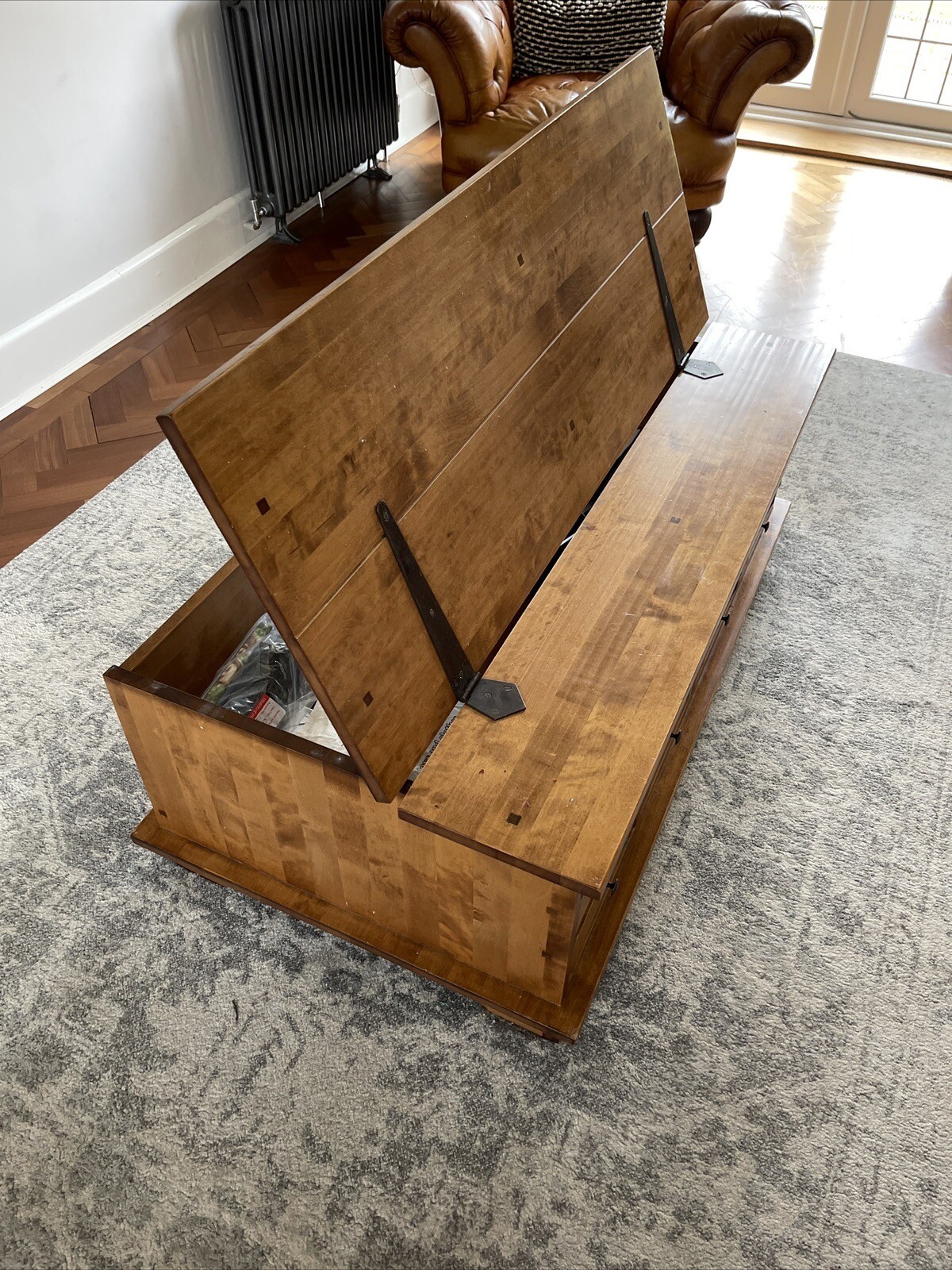 Laura Ashley Garrat Honey 12 Drawer Coffee Table eBay