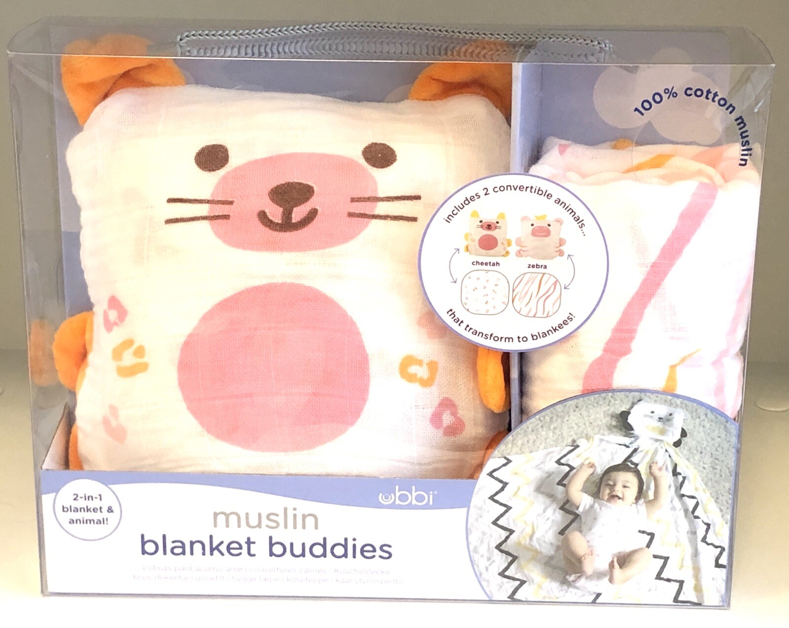 muslin taggie blanket