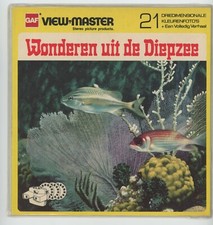Wonders of the Deep Large Large 8x8  View-Master Packet NB612-N Dutch Sealed New