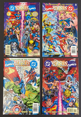 Marvel Vs. DC #1-4 (1996) Complete Set Spider-Man Superman Batman Hulk Thor Lobo