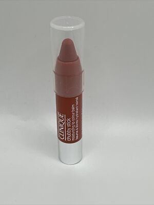 Clinique Chubby Stick  Moisturizing Lip Balm #04 Mega Melon -Travel .04 oz NEW
