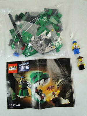 Lego Studios 1354 Dino Head Attack komplett mit Anleitung OBA
