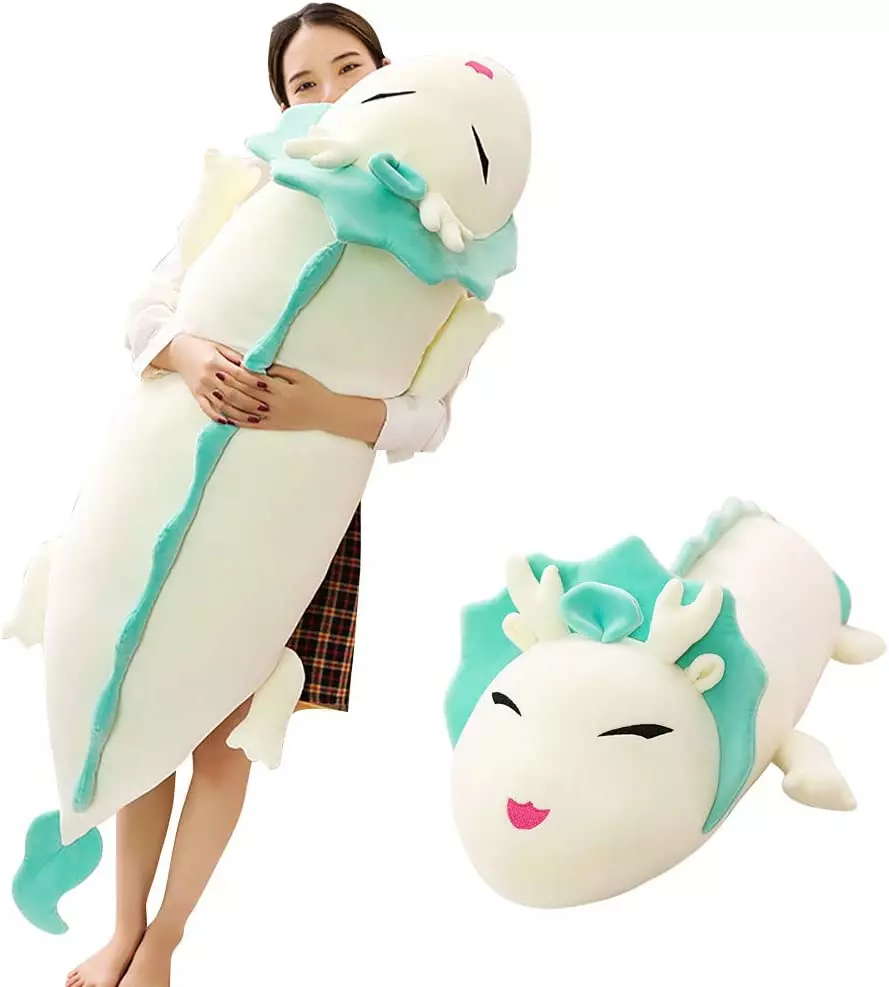 Hofun4U Giant Dragon Plush Pillow Stuffed Animals Doll 57 inch