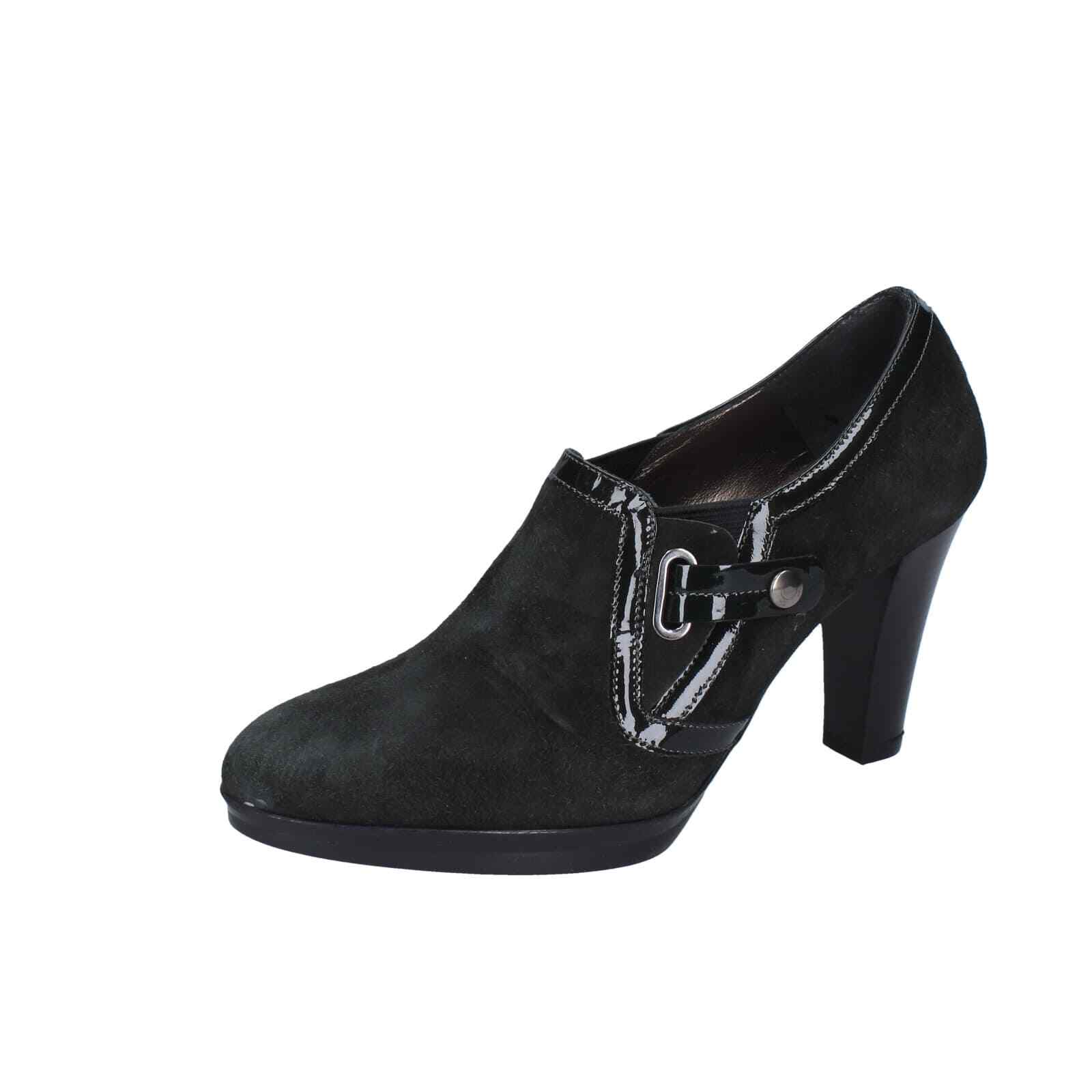 скарпе донна КОНФОРТ стивалетти верде камосцио 11167 EZ347