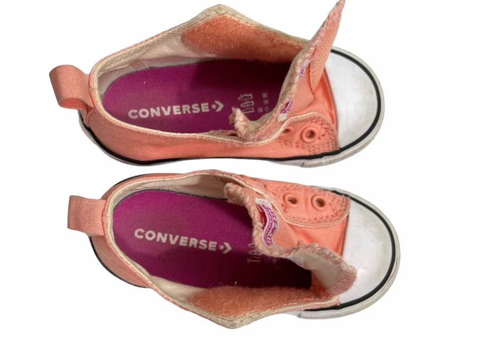 Zapatillas Converse All Star Chuck Taylor Infantiles Niñas Talla 7 Rosa Foto 4 de 4