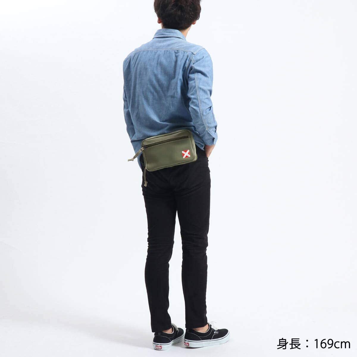 Yoshida PORTER LUGGAGE LABEL LINER SHOULDER BAG Khaki 951