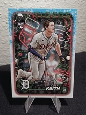 Colt Keith 2024 Candy Cane Bat Image Variation. 2024 Topps Holiday #H62 Rookie