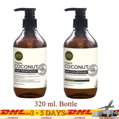 Natural Organic Coconut Shampoo Conditioner Premium Phutawan Distinct Aroma Spa