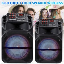9000W Large Party Bluetooth Speaker Heavy Bass Stereo Sound Karaoke Machine Mic