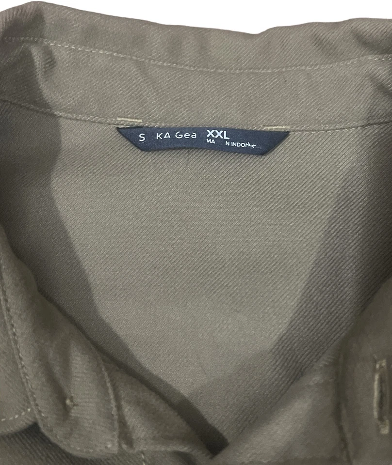 Sitka Gear Riser Work Shirt Lead Size 2X Long Sleeve Warm Clay - Image 3 of 4