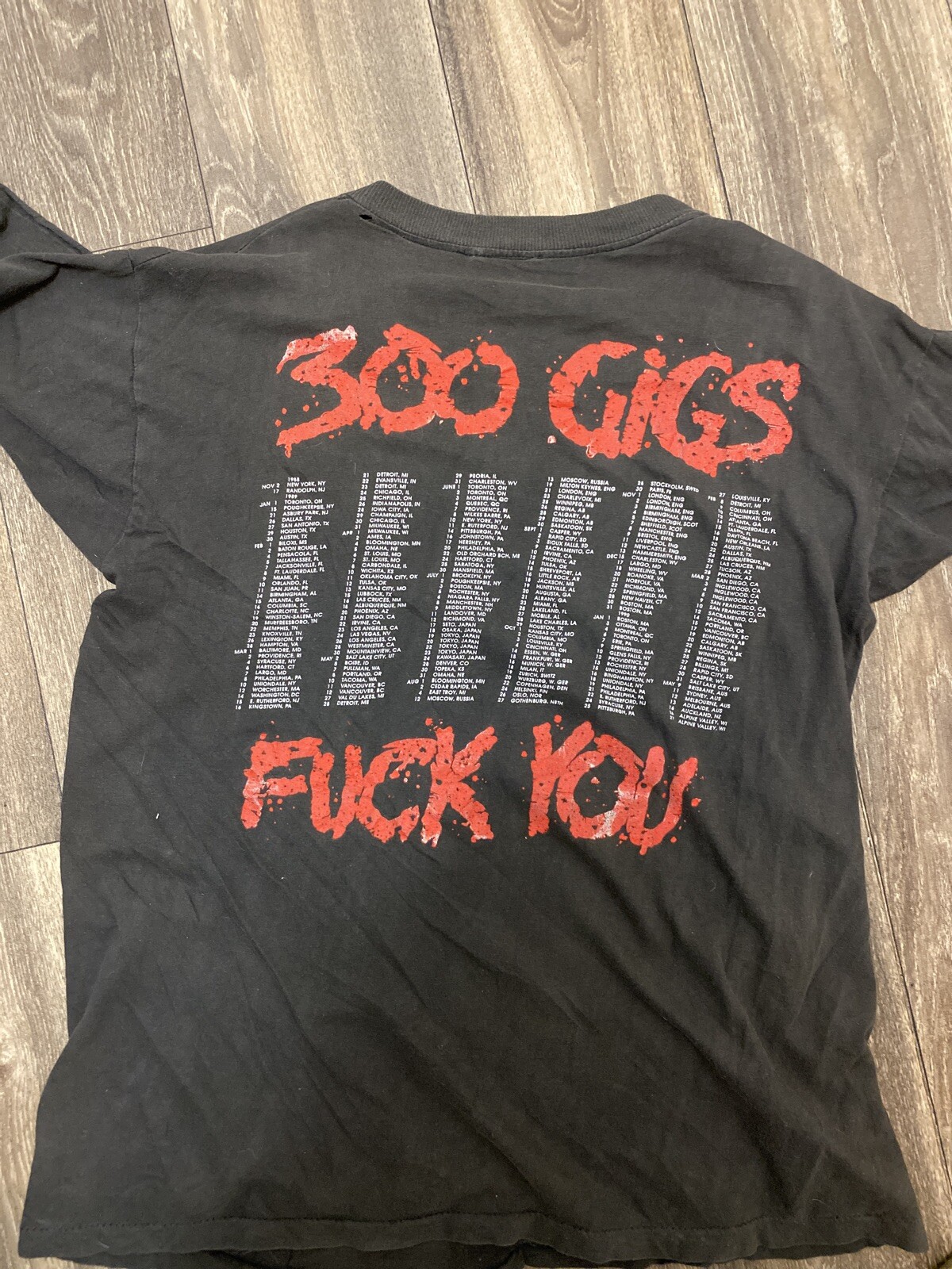 19891990 Vintage Skid Row Tour T Gem