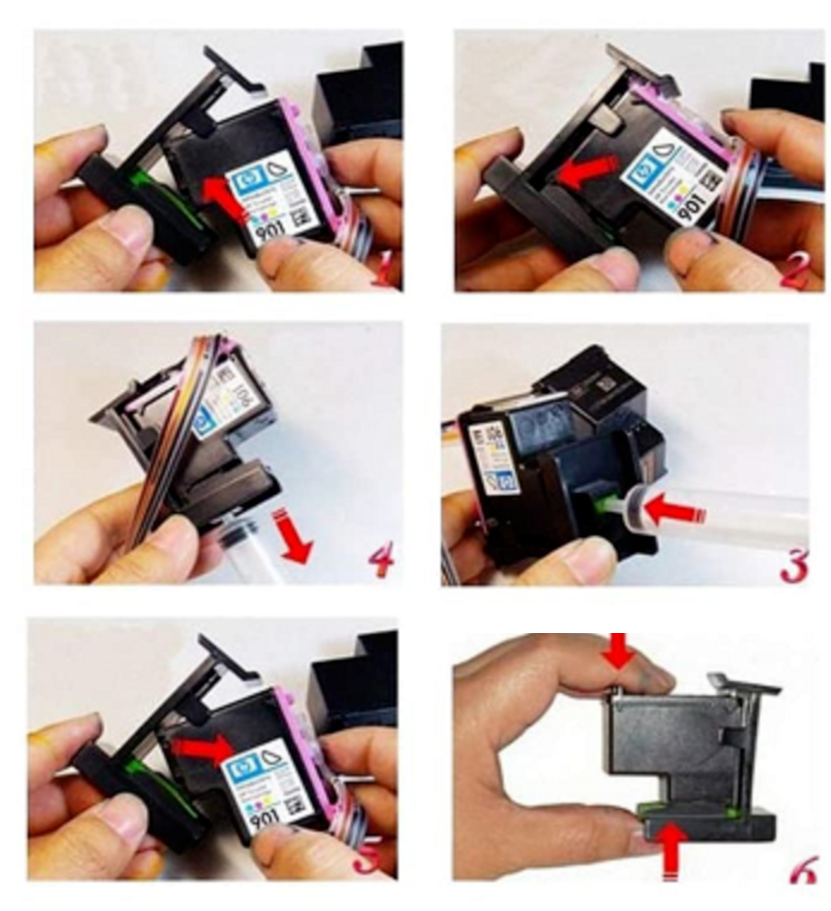 Inchiostro Ricarica Cartucce Stampante HP 901xl Nero E HP 901xl - Foto 9