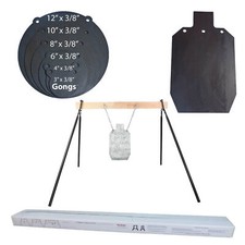 AR500 Steel Shooting Targets 3/8" Gongs and IDPA ISPC Laser Cut - Selection
