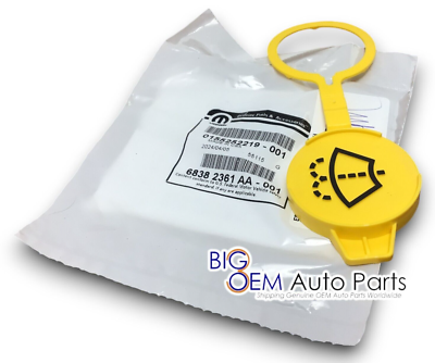 Jeep RAM Windshield Washer Reservoir Filler Yellow Cap OEM