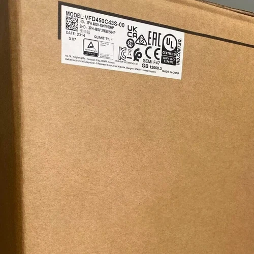 Neu Delta VFD450C43S-00 Frequenzumrichter 1 Stück Expressversand - Bild 1 von 3