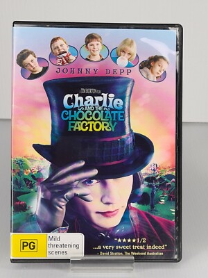 Charlie And The Chocolate Factory DVD Johnny Depp Golden ticket