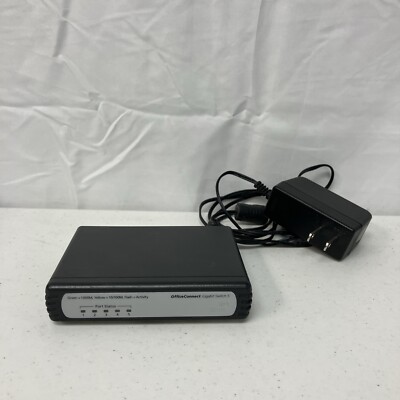 3Com OFFICECONNECT GIGABIT SWITCH 5,  (3C1670500C) 12V 1A