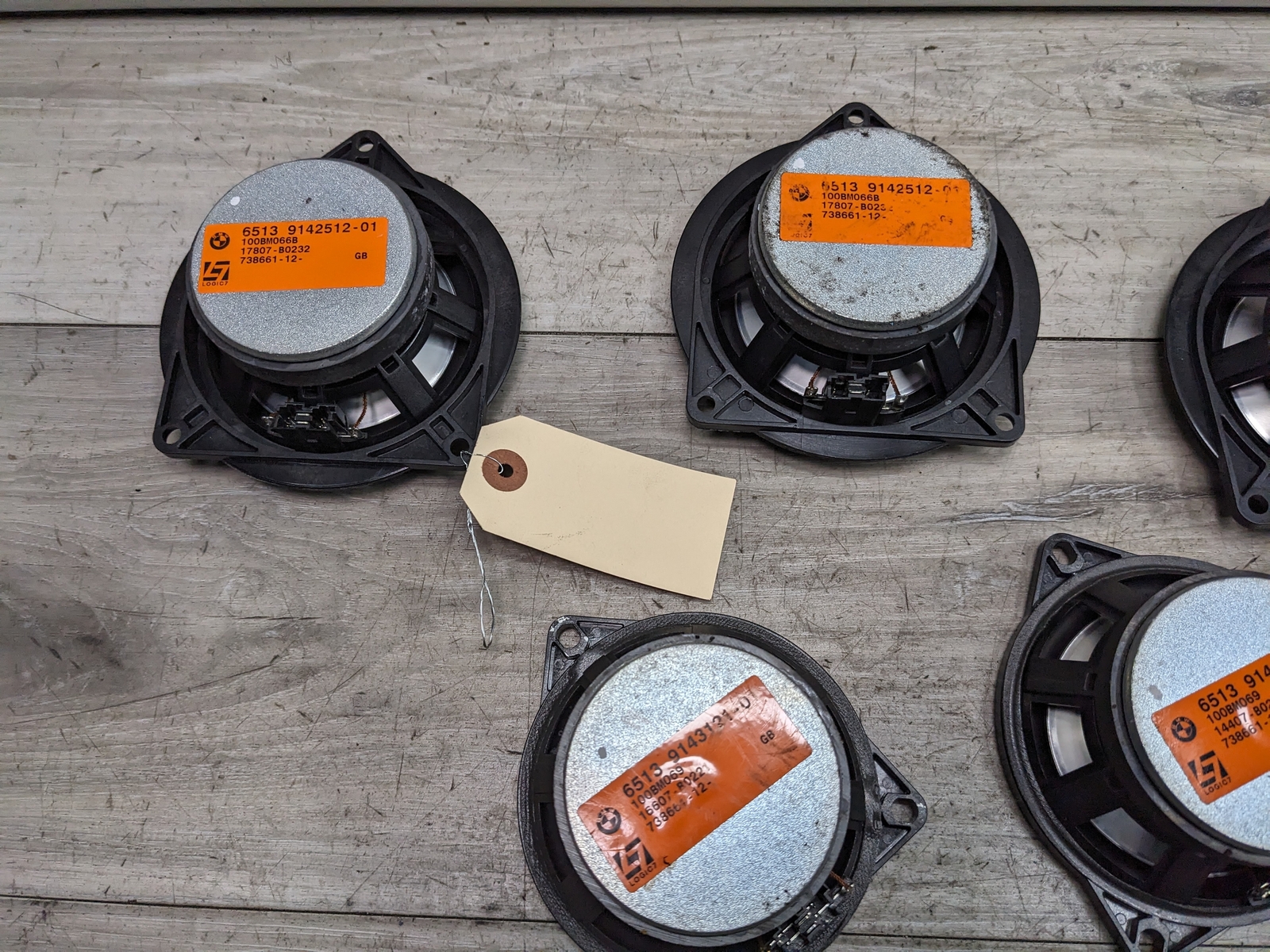 0613 OEM BMW E90 E92 E93 Sedan Audio Sound Speakers Logic 7 L7 Harman