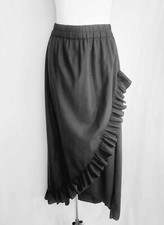 Marimekko Viscose Canvas Elastic Waist Skirt SZ L Label size XL Waist 32 in