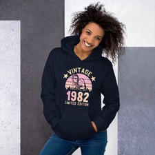 40th Birthday Gift Vintage 1982 Limited Edition Unisex Hoodie