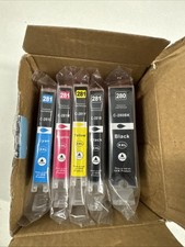 Set of 5 OEM Genuine Canon 280 281 Ink Cartridge PGI280 CLI281 PGI-280 CLI-281