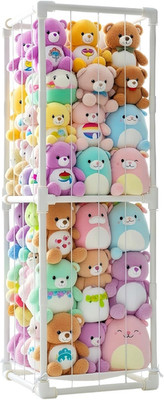 Large Stuffed Animal Storage Zoo Cage Holder, Upgradation PVC Stuffed Animal Sto