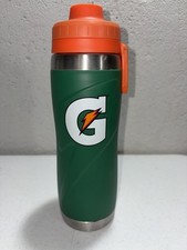 Gatorade Stainless Steel Sport Bottle 26oz Double Wall Insulation EUC