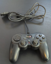 GameStop Sony PlayStation 2 Black Wired Controller BB-122 PS2 Tested