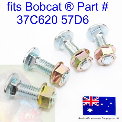 for 4x Bobcat Mont Carriage Bolt & Nut 37C620 57D6 S70 S100 S130 S150 S160 S175 - Bild 5 von 9