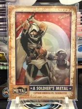 Taskmaster 2024 Upper Deck Marvel Metal Avengers A Soldier’s Metal VS #SM1 TZ