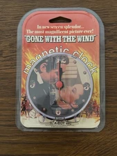 NEW - Gone With The Wind Magnetic Clock - ATA-Boy  RARE 1999