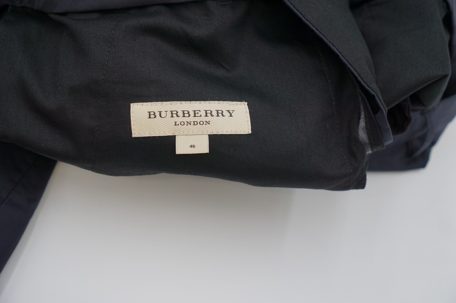 Men Burberry Chino Pants Trousers Navy Blue Cotton US36 W32 L34 image 3