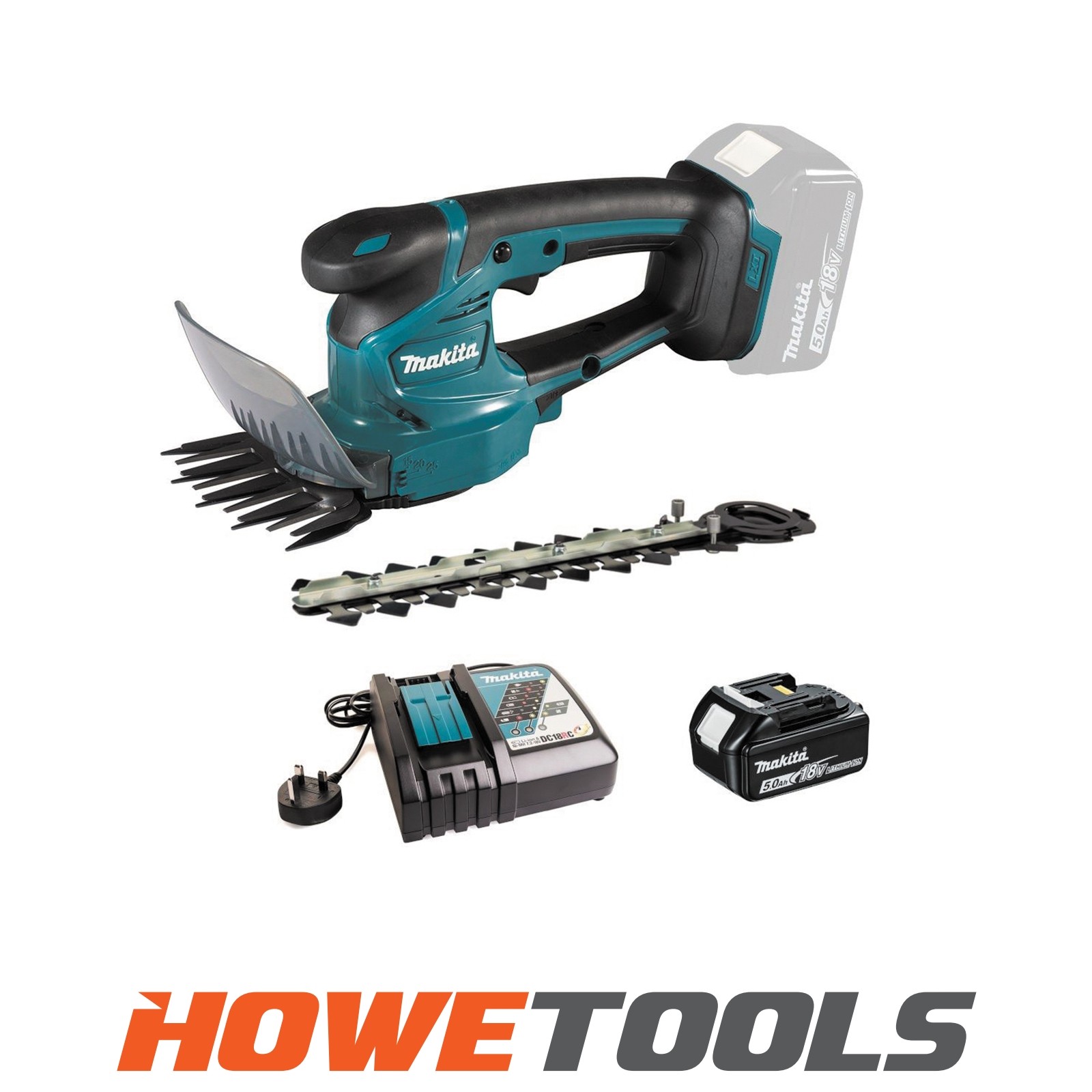 Makita Unisex Blue Dum111rtx Lxt Grass Shears 18V 1 X 5.0Ah Li-Ion In Size 18 - Image 2